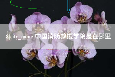威海中国消防救援学院是在哪里
