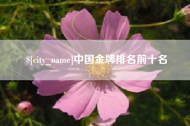 威海中国金牌排名前十名