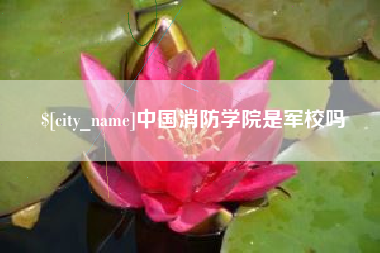 威海中国消防学院是军校吗