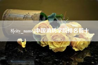 威海中国消防学院排名前十