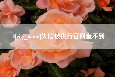 威海失信被执行官网查不到
