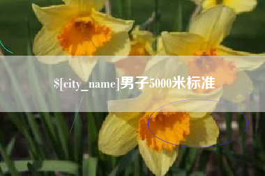 威海男子5000米标准