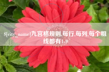 威海九宫格规则,每行,每列,每个粗线都有1-9