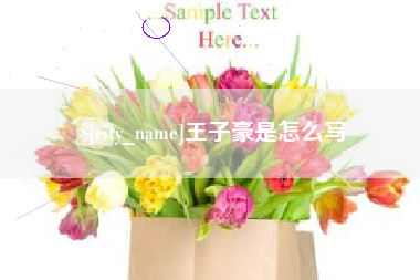 威海王子豪是怎么写