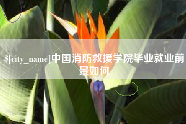 威海中国消防救援学院毕业就业前景如何