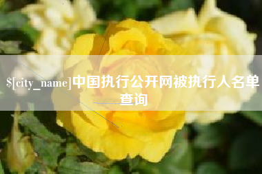 威海中国执行公开网被执行人名单查询