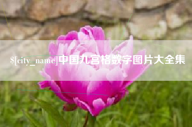 威海中国九宫格数字图片大全集