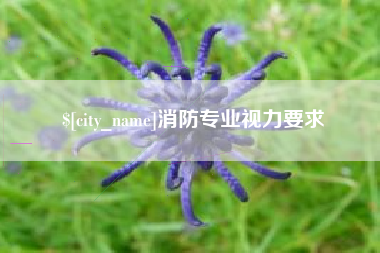 威海消防专业视力要求