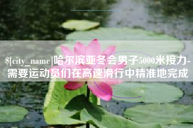 威海哈尔滨亚冬会男子5000米接力-需要运动员们在高速滑行中精准地完成