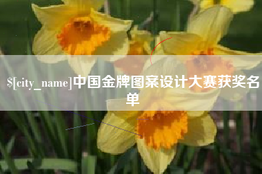 威海中国金牌图案设计大赛获奖名单