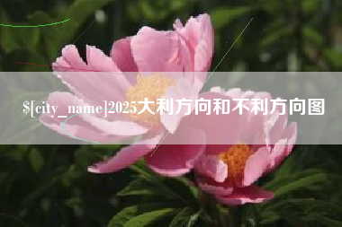 威海2025大利方向和不利方向图
