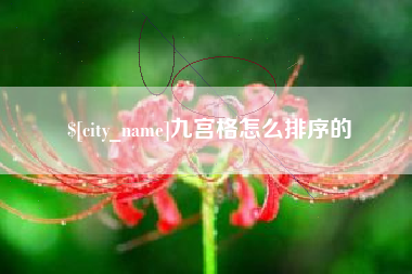 威海九宫格怎么排序的