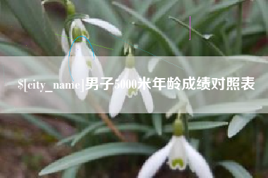 威海男子5000米年龄成绩对照表
