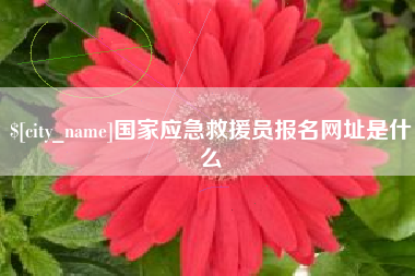 威海国家应急救援员报名网址是什么