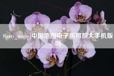 威海中国地图电子版可放大手机版吗