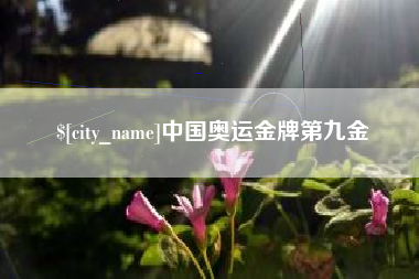 威海中国奥运金牌第九金