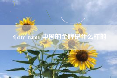 威海中国的金牌是什么样的