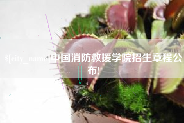 威海中国消防救援学院招生章程公布!