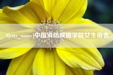 威海中国消防救援学院女生宿舍